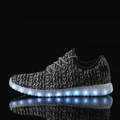 LED Light Up Trainers Women Black Remote - Image 5
